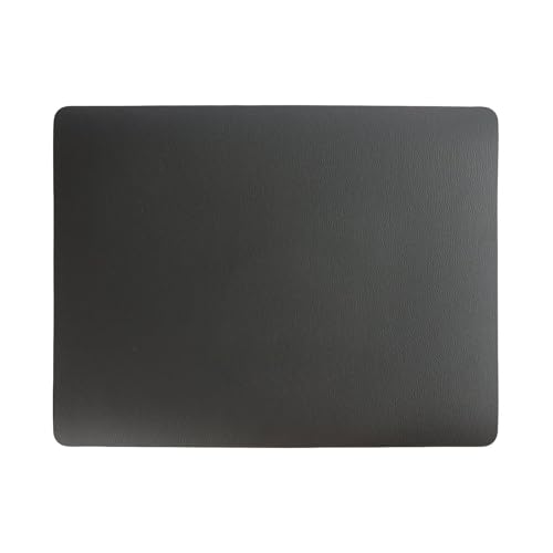Frieling – Davanti By Frieling – Everyday Rectangular Placemat – Novo Cuero Black - Black, Set of 6 - color: Novo Cuero Black