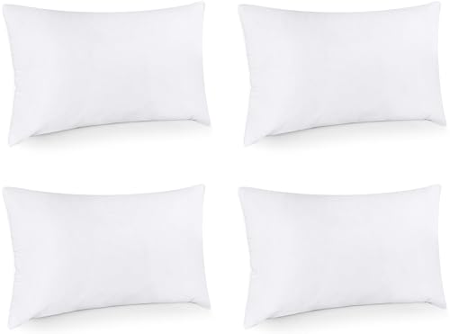 Utopia Bedding Throw Pillows, Decorative 14x22 Pillow Inserts, Set of 4 - size: 14x22 Inch