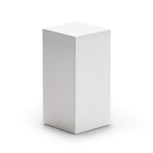 Oirlv Small White Display Riser for Jewelry,Cute Trophy Base for Showcase - color: SM05201