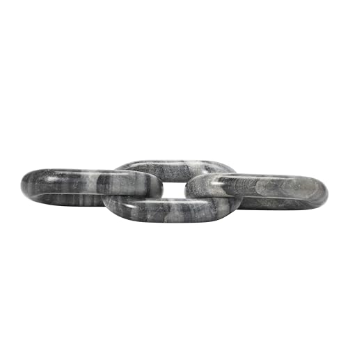 Bloomingville Decorative Marble Chain, Variegated Grey Tones - color: Grey