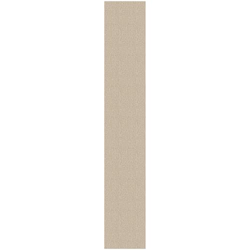 EARTHALL Washable Runner Rug, Non Slip Hallway Runner, 2x12 Ft, Sand/Beige - color: Sand/Beige, size: 2' x 12' (Rectangular)