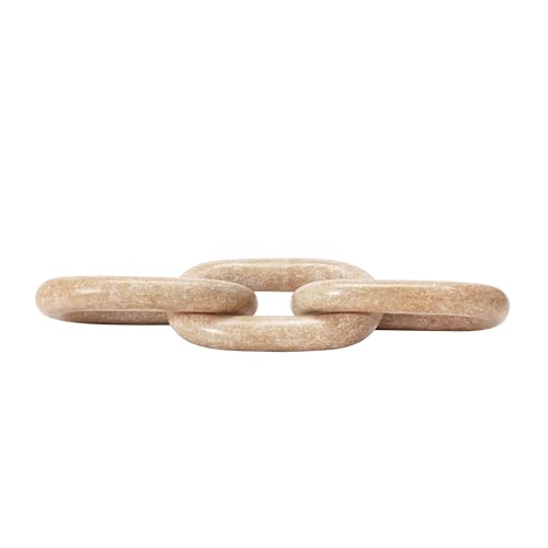 Bloomingville Decorative Marble Chain, Variegated Blush Tones - color: Pink