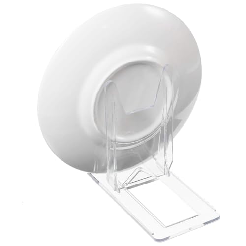 Zonon Acrylic Plate Stands for Display Adjustable Plastic Stand Holders Picture Plate Holders Clear Mini Easels Stands to Display Pictures for Home Office Supplies Festival Party Decoration(10 Pcs)