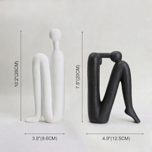 Book Ends Decorative for Shelves- Modern Bookends for Bookshelf Decor, Heavy Duty Book Holder and Book Stopper, Stylish Shelf Decorations and Bookends for Shelves