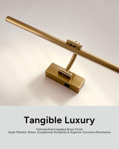 23.6" Gold Battery Picture Light for Wall Art - size: 23.6 Inch