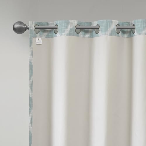 Sun Smart Blackout Window Curtains, Thermal Insulated 1 Panel 50x84 Aqua - color: Aqua, size: 50"W x 84"L (Pack of 1)