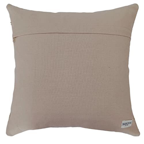 Trade Star 70% Jute 30% Wool Handwoven Pillow Cover 18x18 Inches - color: Pattern 3