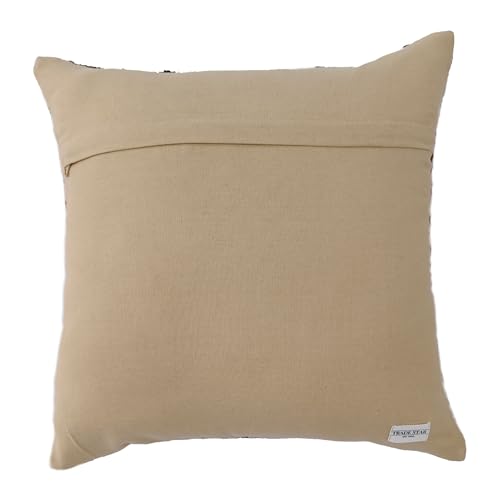 Trade Star 70% Jute 30% Wool Throw Pillow Cushion Cover 18x18 - color: Pattern 2
