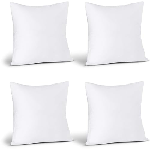 Utopia Bedding Throw Pillows, Decorative 22x22 Pillow Inserts, Set of 4 - size: 22x22 Inch
