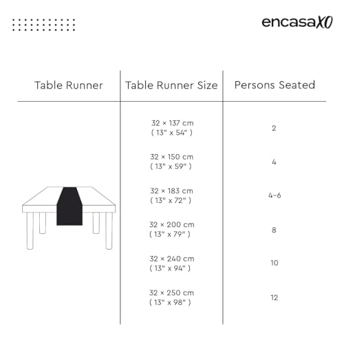 Encasa XO Table Runner, Yarn Dyed Ribbed Cotton 13"x94" - color: Ladder Yellow, size: 13x94 in