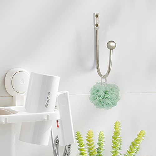 Curtain Holdback, 2 Pcs Wall Mounted Drapery Tiebacks with Screws, Silver - color: 2 Pcs, Silver