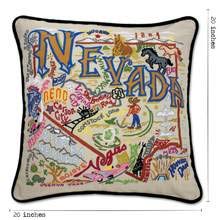 Catstudio Nevada Hand Embroidered Pillow, Decorative Throw Pillow - color: Nevada