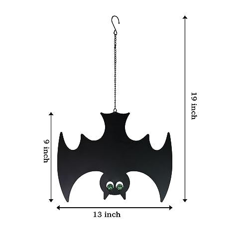 Bat Decor Halloween Party Indoor and Outdoor Supplies Bat Metal Wall Art
