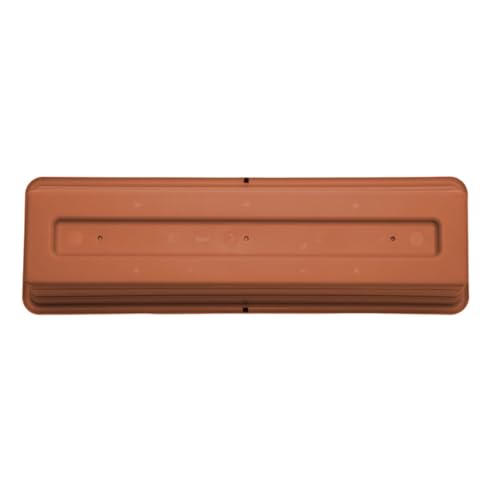 Bloem Dura Cotta 30" Plastic Window Box Planter, Terra Cotta, 3-Pack - color: Terra Cotta, size: 30" (Pack of 3)