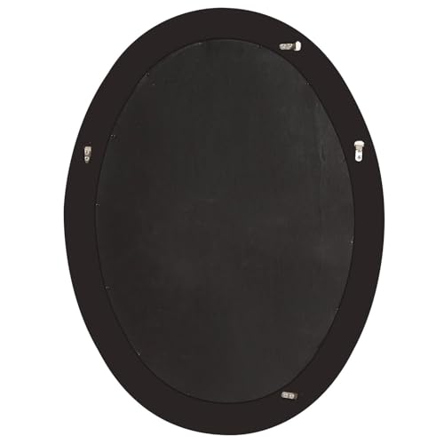 Howard Elliott Collection Queen Ann Oval Antique Gold Leaf Wall Mirror, Oval Bevelled Hanging Wood Framed Vanity Mirrors for Home Decor, Living Room, Bathroom, Bedroom, or Hallway, 25 x 33 Inch - color: Antique Gold Leaf, size: 33"L x 25"W, style: Queen A