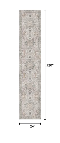 GENIMO 2x10 Washable Runner Rug Non Slip for Hallway, Light Taupe Brown - color: Light Taupe Brown, size: 2' x 10' (Runner)
