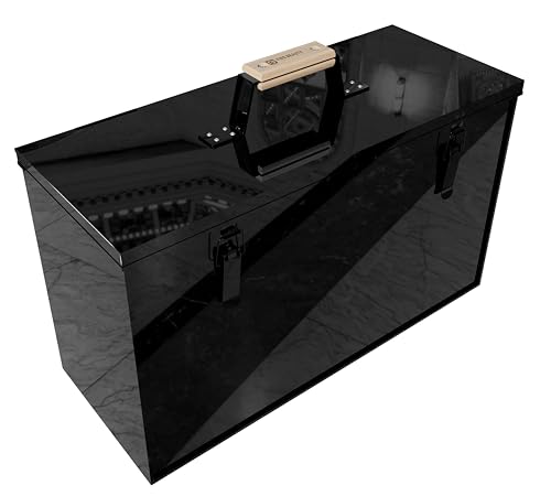 Fire Beauty Galvanized Steel Fire Starter Fireplace Storage Box(Large) - size: Large