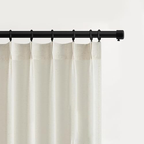 KUMGROT Window Curtain Rod End Cap with Ajustable Screw for 0.98 inch Rods - size: 0.98" Dia