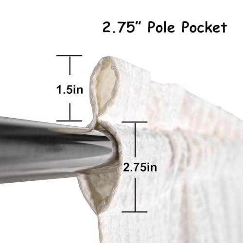 DOSLY IDÉES Spa Waffle and Black Striped Curtains, 26" W x 24" L - color: Beige & Black Striped, size: 26"W x 24"L (Pack of 2)
