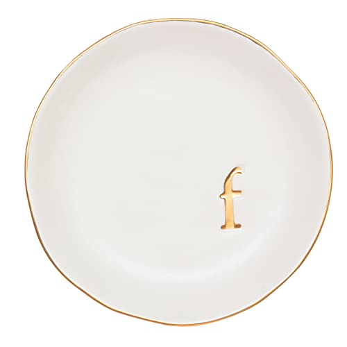 COLLECTIVE HOME Ceramic Jewelry Tray, Trinket Dish, Gifts for Women (F) - color: F