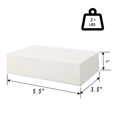 HAO Small Floating Shelf 6 inch Wall Mounted Mini Hanging Display Shelves for Living Room Bedroom Bathroom Set of 5 White - color: White, size: 5.5 Inch,Set of 5
