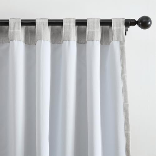 Threadmade Sawyer Window Panel, Gray - 52" W x 84" L - color: Grey, size: 52"W x 84"L (Pack of 1)
