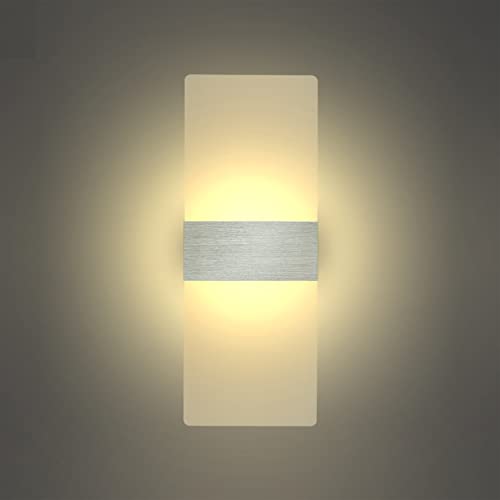 KICAAO Modern Wall Sconce 2Pack Plug in 10W Warm White 2700K - color: Warm White 2700K 2Pack