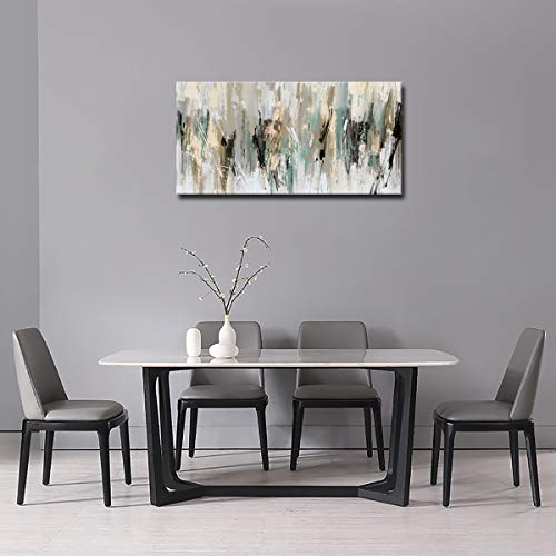 tigeridge Abstract Wall Art Living Room Wall Decor Canvas Art Modern Canvas Pictures Contemporary Abstract Artwork for Bedroom Bathroom Kitchen Office Home Wall Decor Framed Ready to Hang 20" x 40" - color: Abstract Artwork, size: 40"L x 20"W