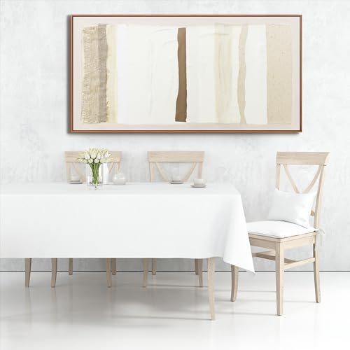 Framed Canvas Boho Abstrcat Wall Art Print Wall Art for Living Room 24"X48" - color: Boho, size: 48"L x 24"W