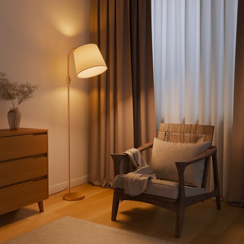 Smart RGB Arc Floor Lamp, 65", App Control, Compatible with Alexa - color: Gold, size: 65"(App Control)