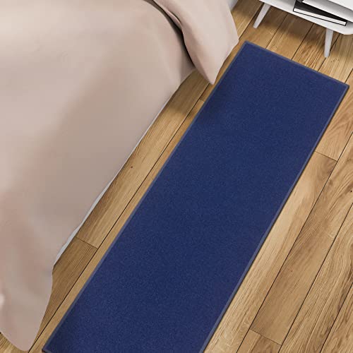 Ottomanson 2x5 Kitchen Runner – Non-Slip Hallway Runner Rug - color: Navy Blue