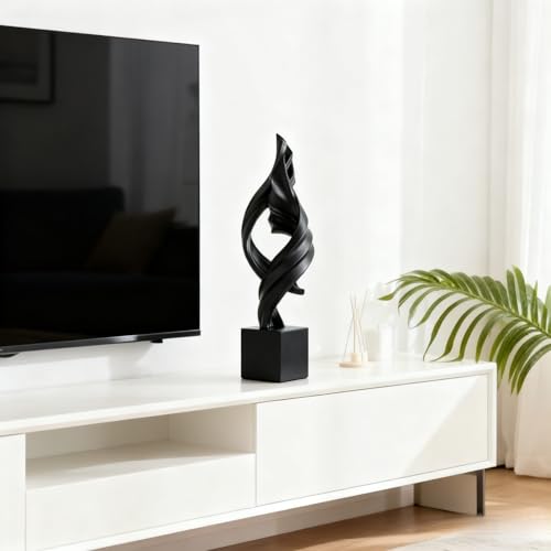AWNR Modern Sculptures Living Room Shelf Decor Home Décor Accents - color: Black-f