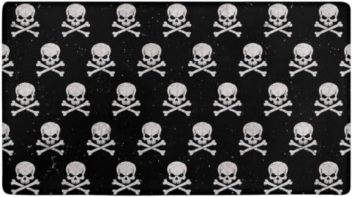 Skull Cross Kitchen Comfort Mat 36x20in Anti-Fatigue Kitchen Mats - color: Skull Cross