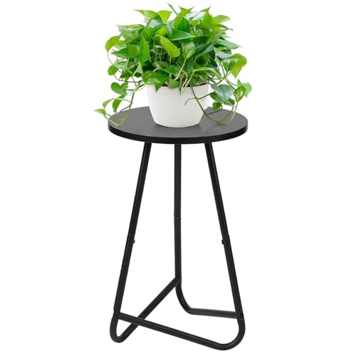 Plant Stand Indoor,Small Plant Table,Metal Display Rack,Black,20 In - color: Black, size: 20 In
