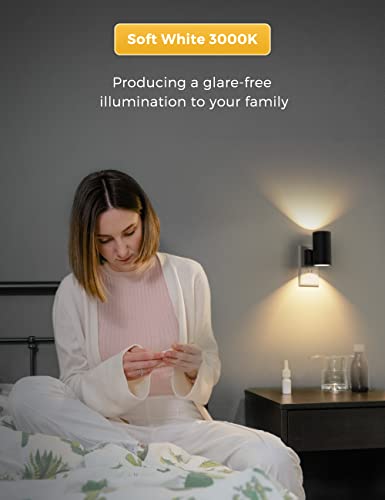 L LOHAS LED Night Light Plug in, Dimmable Night Lights Plug into Wall - color: 3000K-soft white, size: 4 Pack
