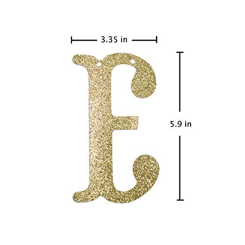 Qttier We Still Do Banner, Gold Glitter - color: Gold