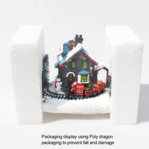 Christmas LED Light Village House Resin Figurine Ornament