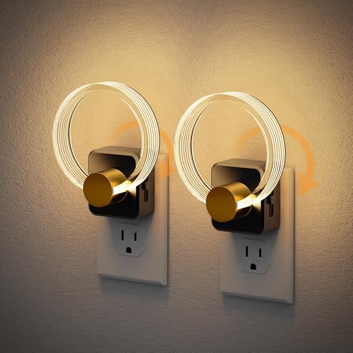 JandCase Night Light, Night Lights Plug into Wall, Dimmable Nightlight - color: Soft White