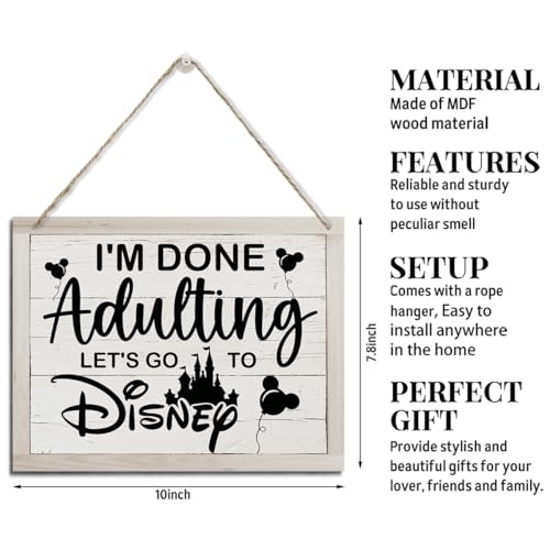 Inspirational Sign, Office Decor, Vintage Wood Sign, Rustic Hanging Wood Plaque Sign, Farmhouse Wooden Wall Sign, Farmhouse Home Wall Decor, Decorative Wall Plaque - color: Funny Mouselet Sign 04