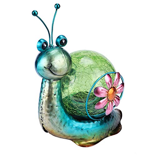 MUMTOP Solar Lights Snail Figure Outdoor Garden Decor Waterproof Lamp
