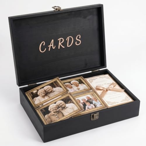 Yousoontic 2027 Senior Memory Keepsake Box and DIY Accessories,Black - color: Black