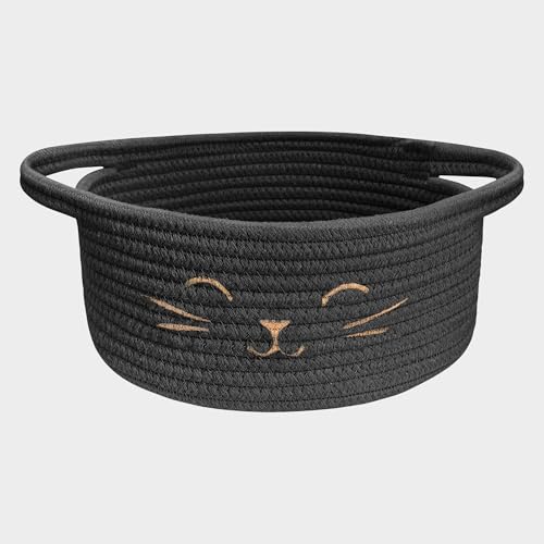 Small Cat Toy Basket, Gift Baskets Empty for Baby Shower,9.8" x 4" - size: 9.8"D x 4"H
