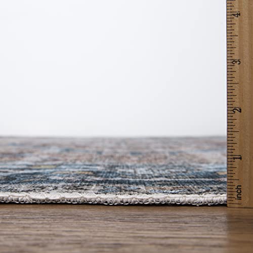 Bloom Rugs Caria Washable Non-Slip 7 ft Runner - Coral Traditional Runner for Entryway, Hallway, Bathroom, and Kitchen - Exact Size: 2'6" x 7' - color: Coral, size: 2'6" x 7' (Runner)