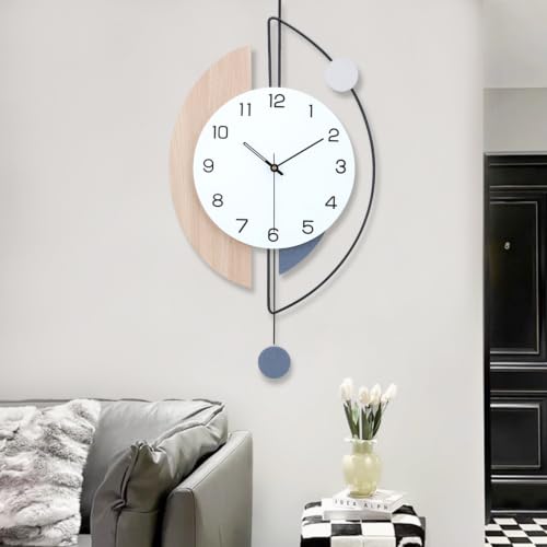 FILLOVE Wall Clock(977b-u) - color: 977-black