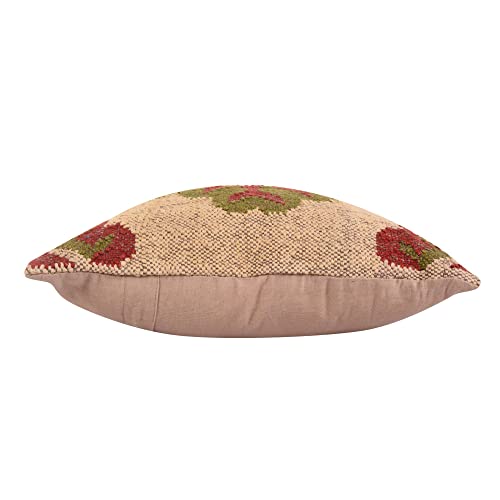 Trade Star 70% Jute 30% Wool Cushion Cover 18x18 Inches - color: Pattern 9