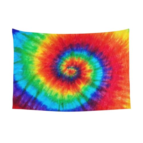 mutakin Tie Dye Tapestry Wall Hanging Aesthetic For Bedroom Living Room Dorm - color: Tie Dye