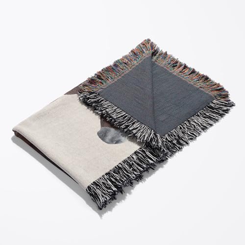 3dRose Clydesdale Horse Walking to The Left and Front Woven Blanket