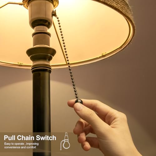 Oneach 19.5" Small Table Lamps Set of 2 for Living Room Bedroom, USB A+C - color: Black Metallic