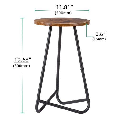 Plant Stand Indoor,Small Plant Table,Metal Display Rack,Brown,20 In - color: Brown, size: 20 In