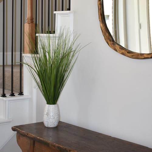 Nature's Elements Tabletop Artificial Foliage Grass (White)